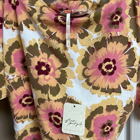 FREE People Movement Give Me More Top Criss Cross Back Spring Summer Top Lg NWT - Picture 13 of 15